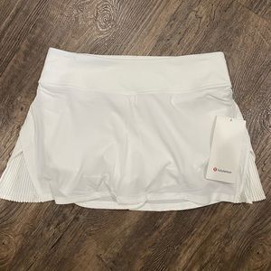NWT Lululemon Play Off the Pleats Skirt